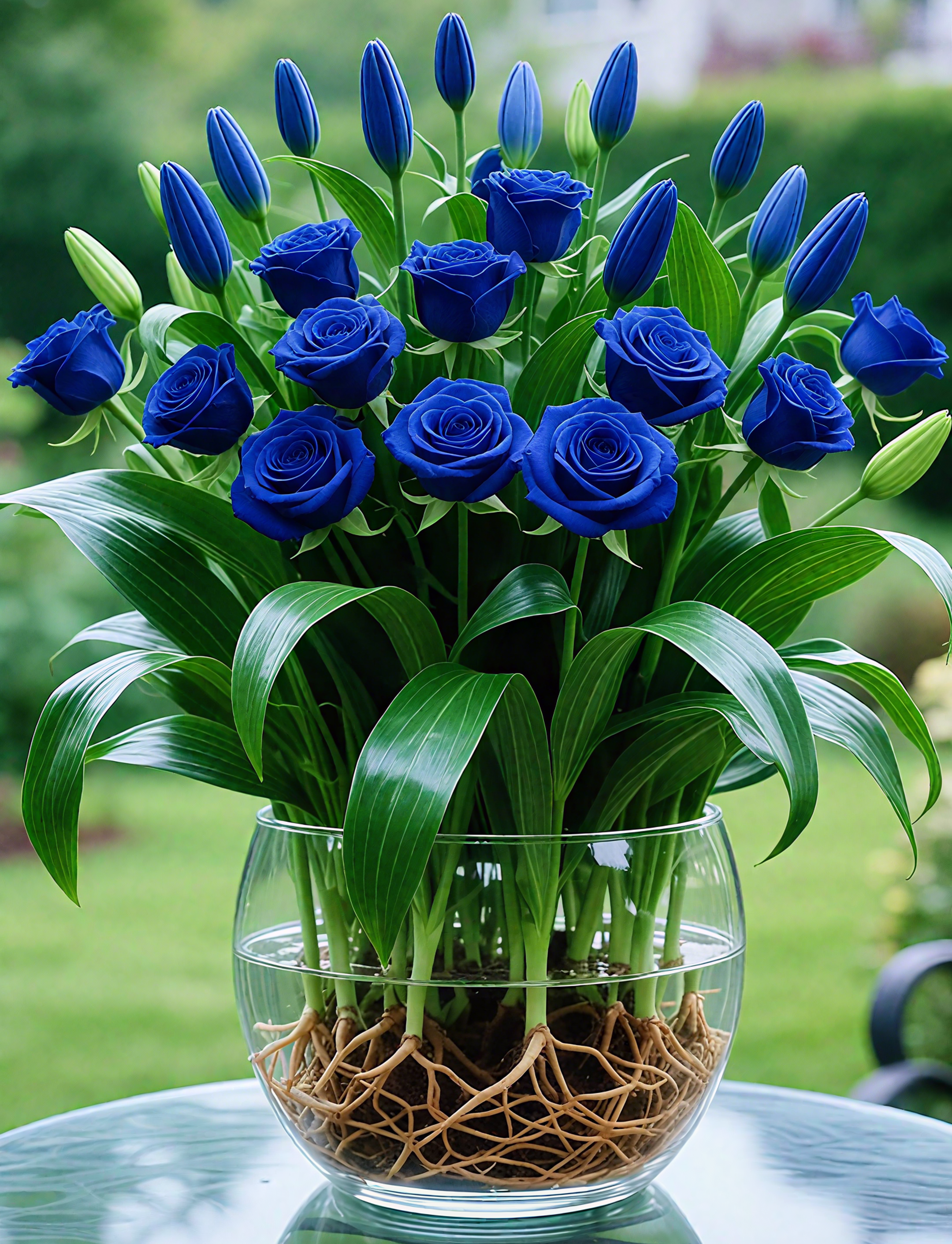 🌹 Hydroponic Roses-no soil, no mess, just stunning blooms!🌹