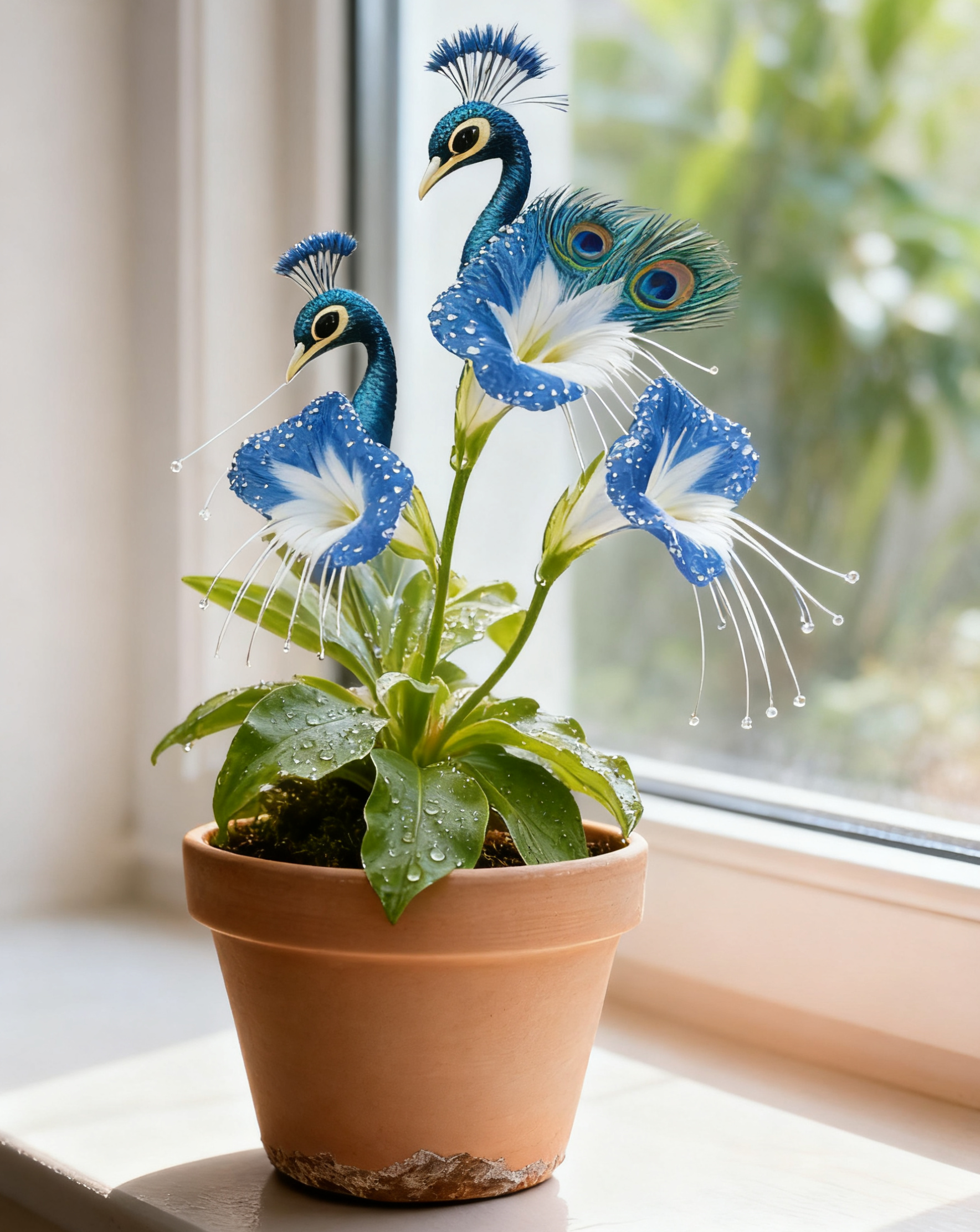 🦚Peacock Flower – No Soil Limits, Thrives in Any Environment, Year-Round Blooms 🌸