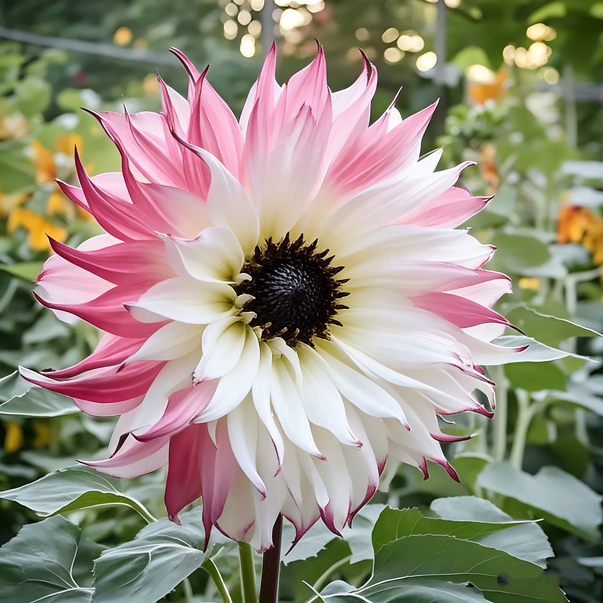 🌻Rare Giant Black Sun Dahlia Seeds