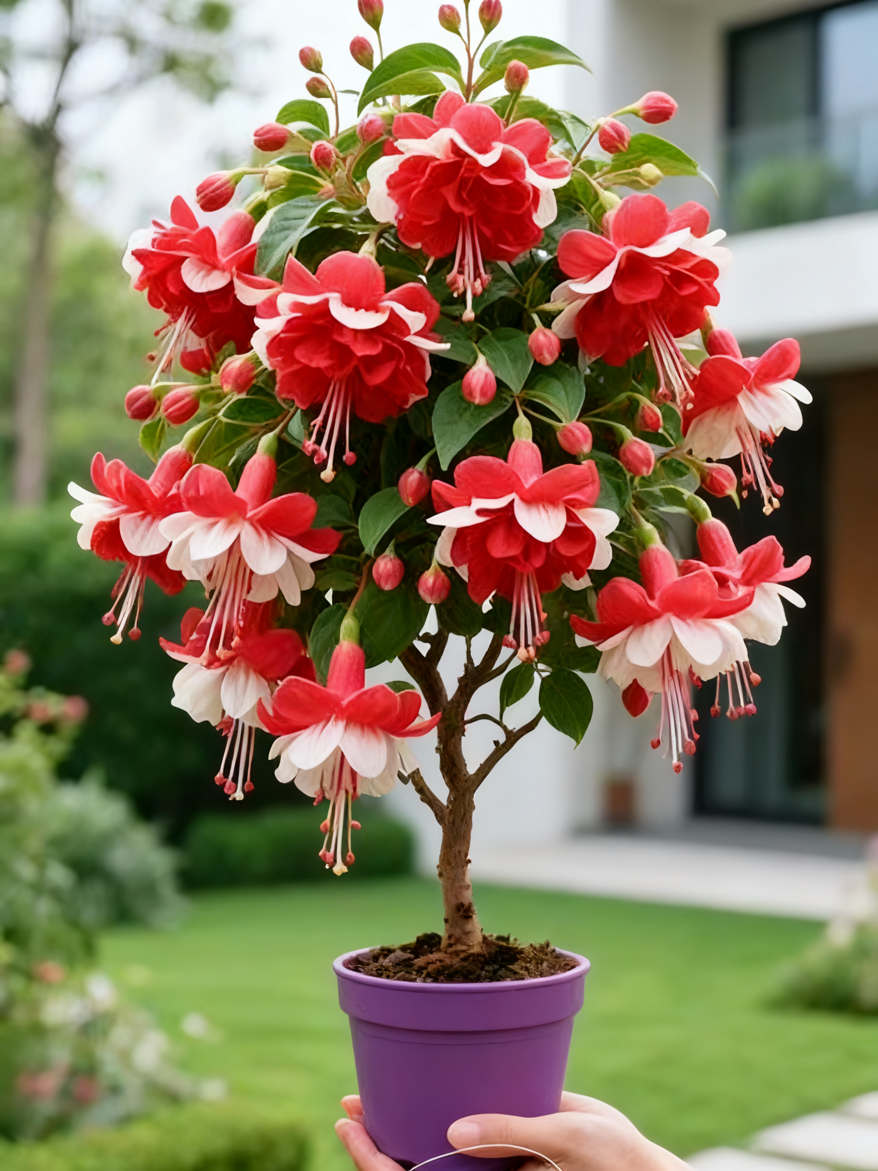 🌸 Royal Lotus Lantern Flower – Illuminate Your Garden with Elegance and Royalty 🌟