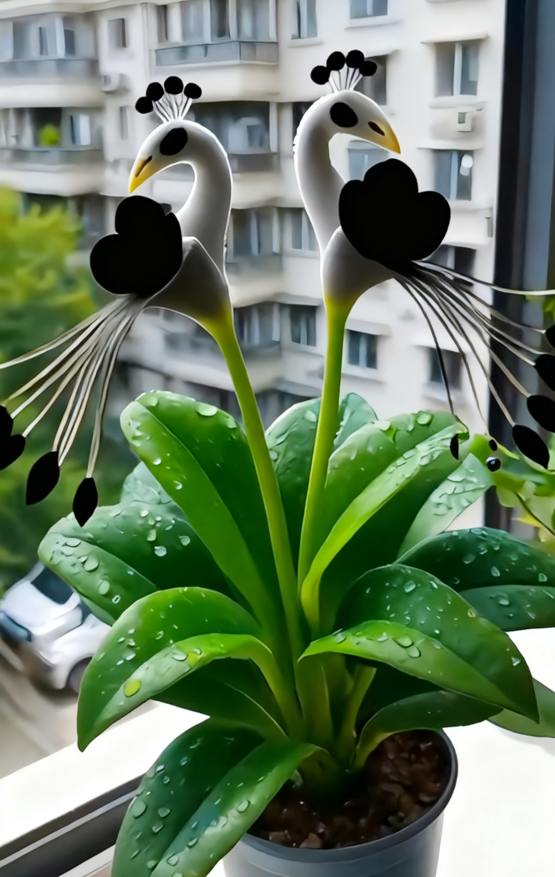 🦚Peacock Flower – No Soil Limits, Thrives in Any Environment, Year-Round Blooms 🌸