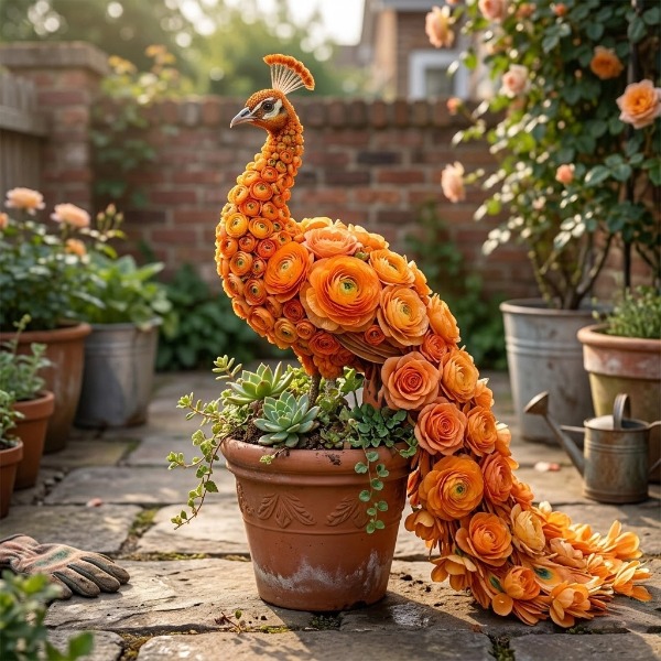 🦚Magical plants! Peacock Feathered Bloom dazzling series✨