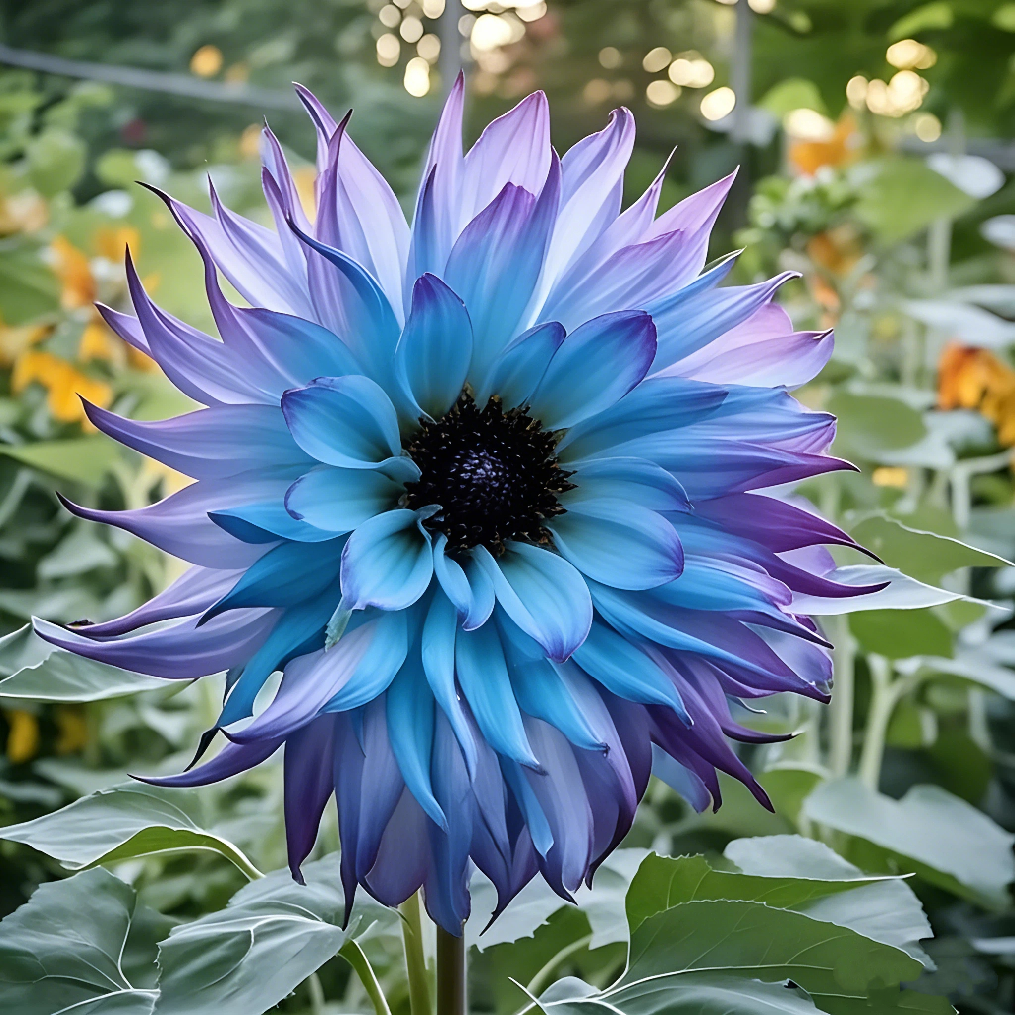 🌻Rare Giant Black Sun Dahlia Seeds