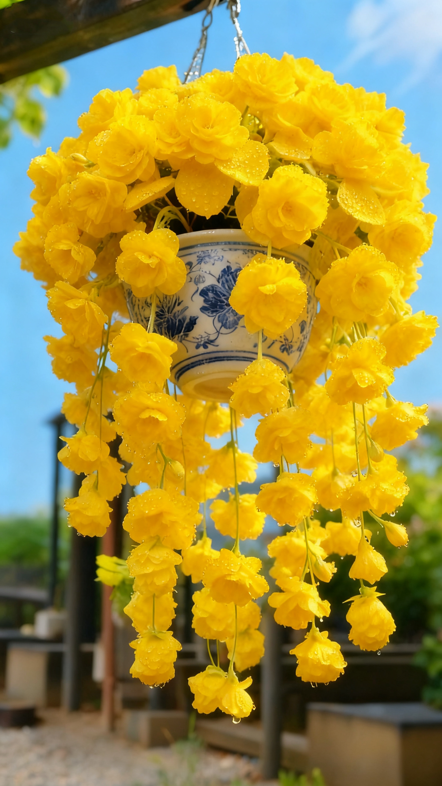 🌸 Trailing Begonia Seeds – Cascading Blooms，Easy Care  & Natural Air Freshener 🌱✨