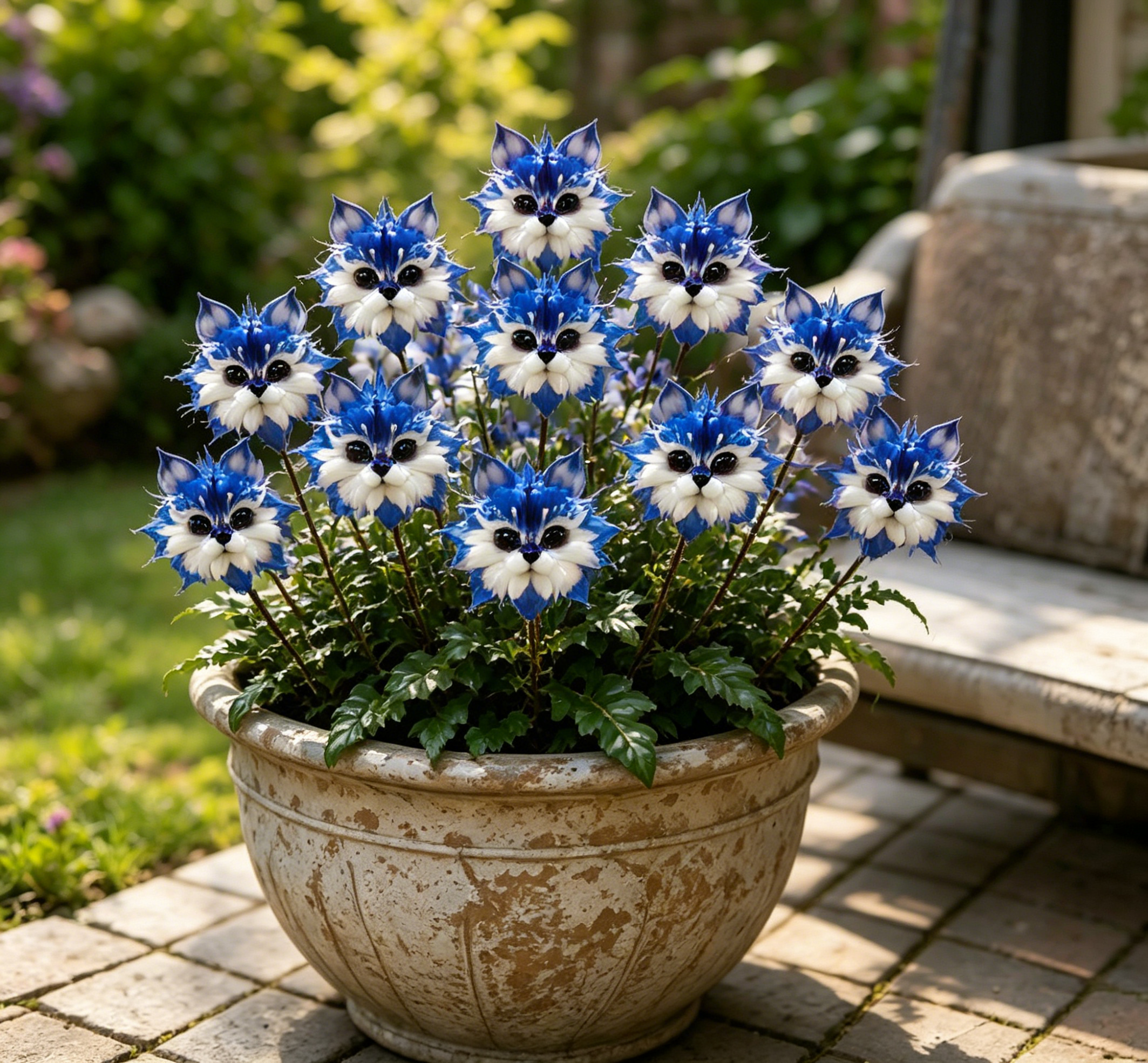 🦊 Fox-Face Flower Bulbs-A Tiny Fox Garden, Blooming Right At Your Door