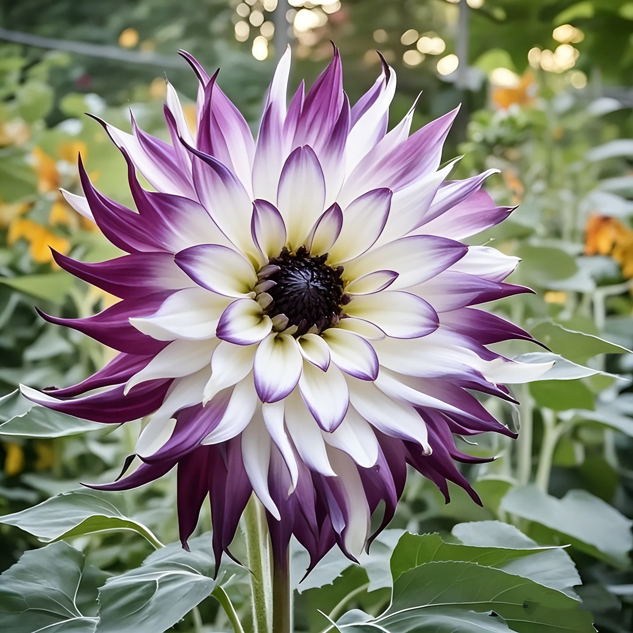 🌻Rare Giant Black Sun Dahlia Seeds