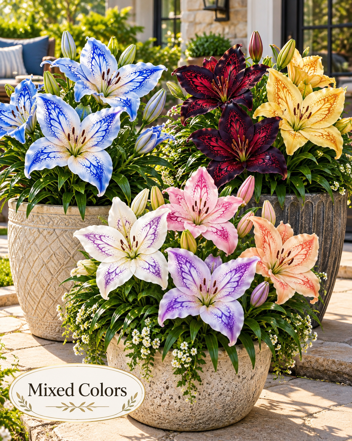 🦋Giant Butterfly Lily Bulbs-Stunning Blooms for Every Garden✨