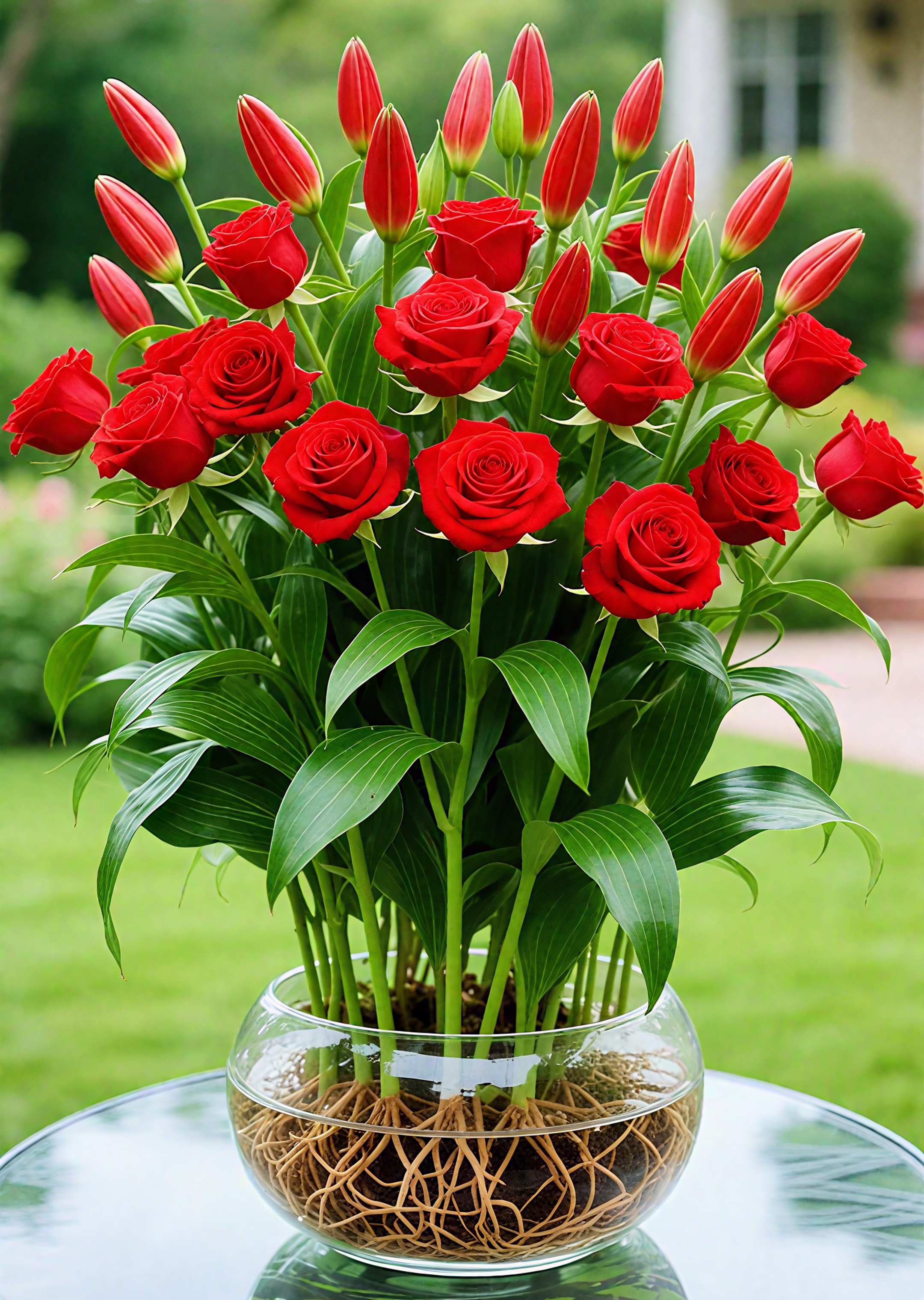 🌹 Hydroponic Roses-no soil, no mess, just stunning blooms!🌹