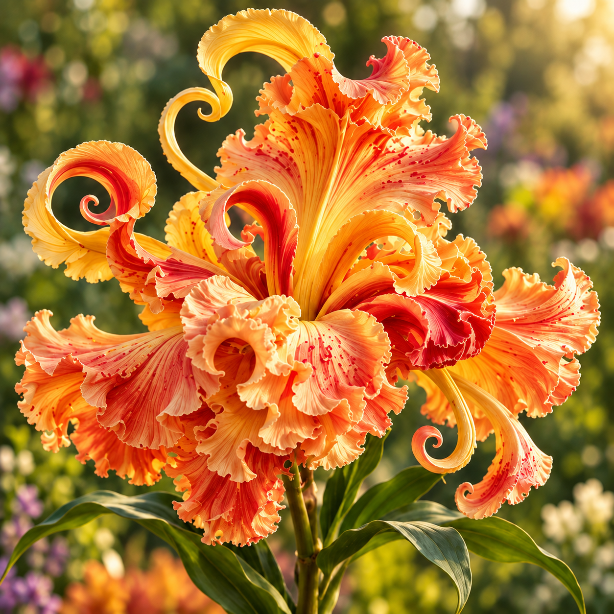 🌸 Royal Ruffle Fantasy Lily Bulbs – Grow in Water or Soil, Giant Ruffled Blooms