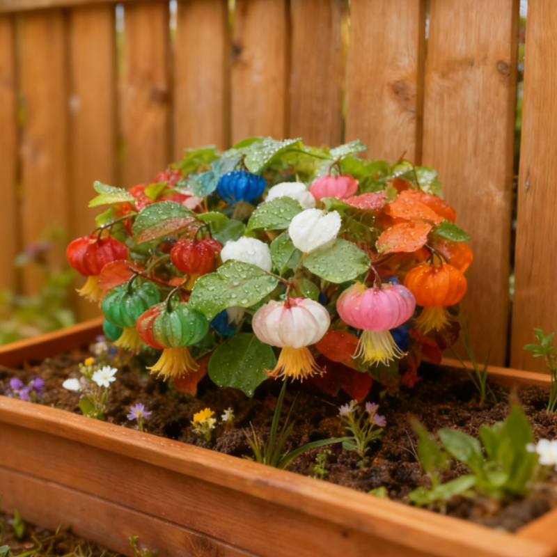 🏮 Lantern Flower Seeds — Grow Your Own Miniature Garden Lights 🌱✨