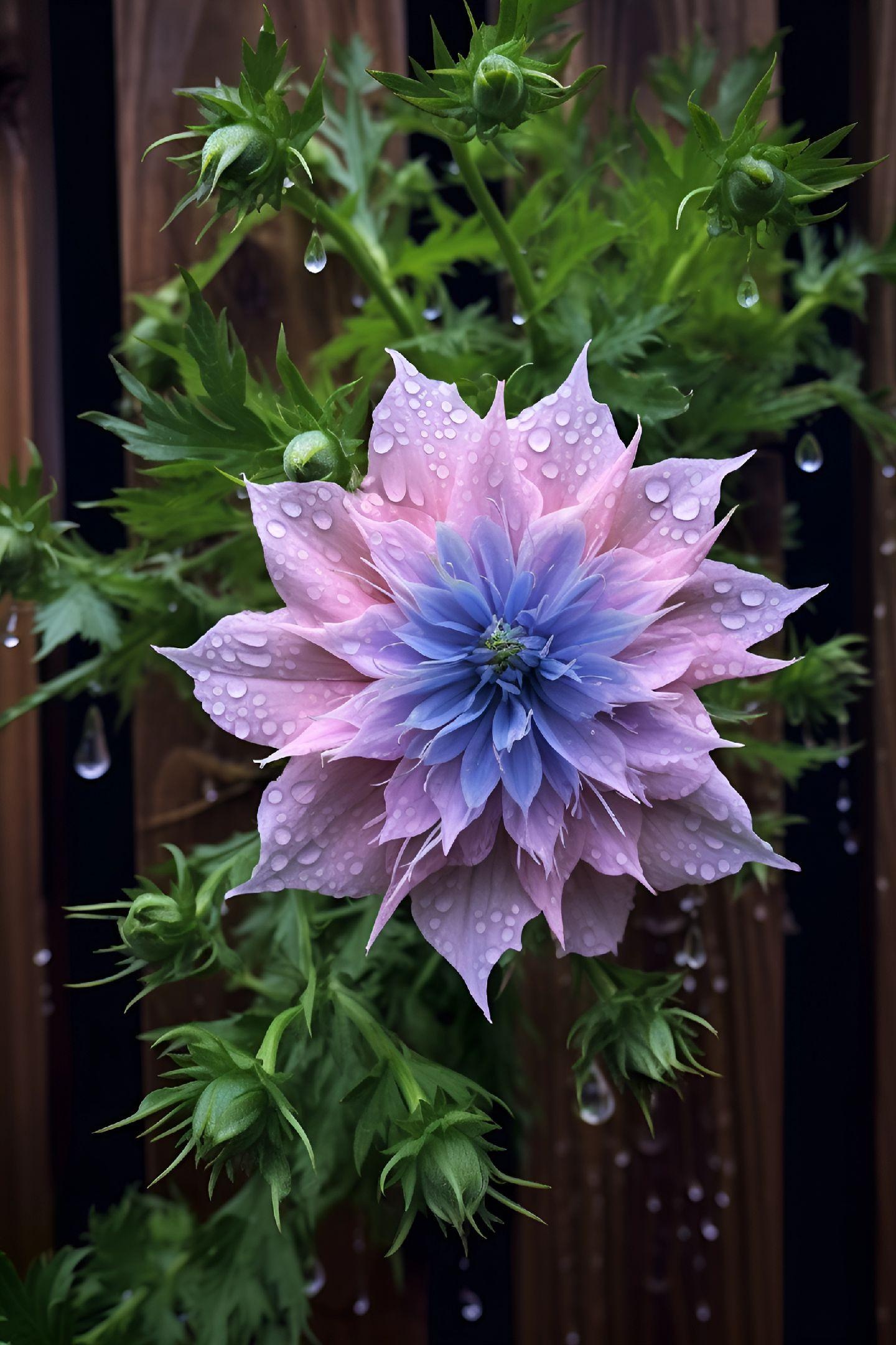 🌸✨ 2025 Neues Garten-Wunder: Rainbow Nigella – Die Blume aus einem Traum! 💫
