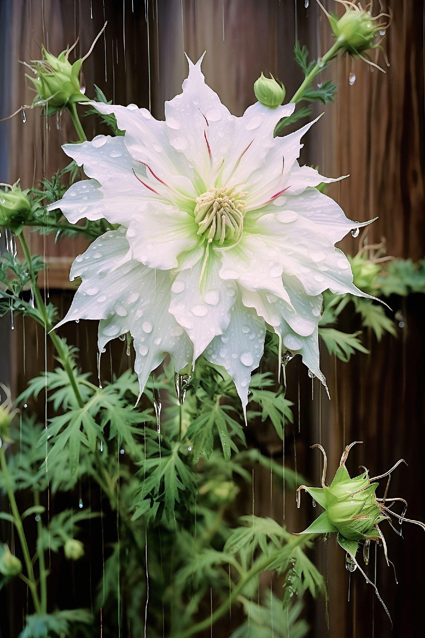 🌸✨ 2025 Neues Garten-Wunder: Rainbow Nigella – Die Blume aus einem Traum! 💫