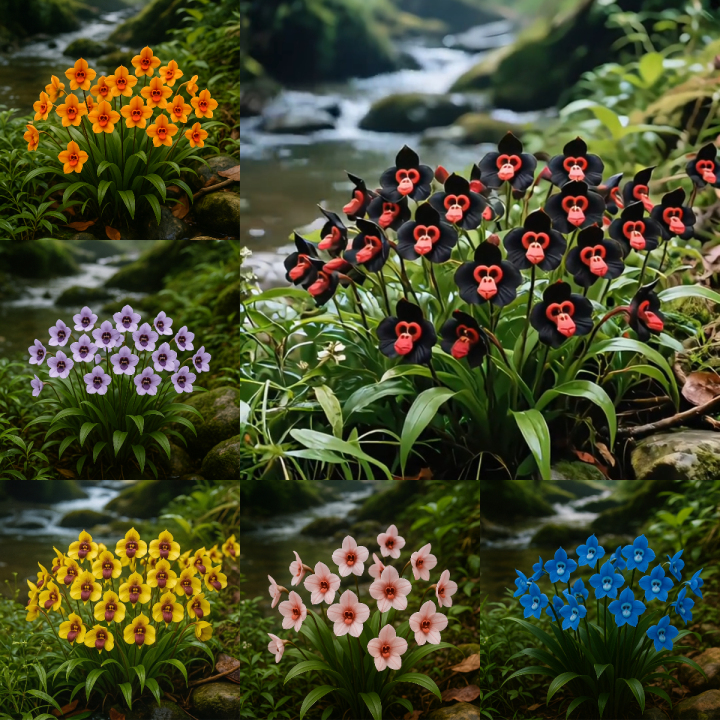 🌱🌺Rare Monkey Face Orchid Tubers⚜️