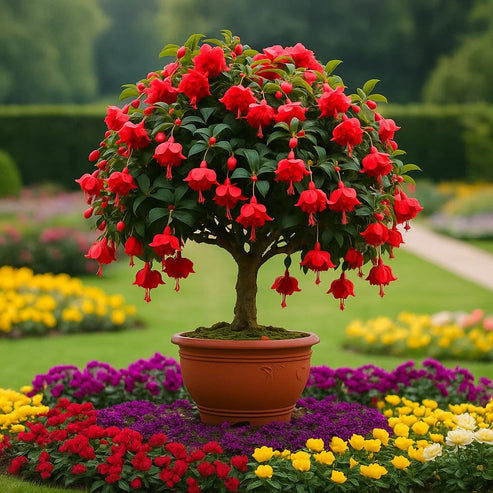 🌸 Double Fuchsia – Beautiful Shade-Loving Flowering Plants