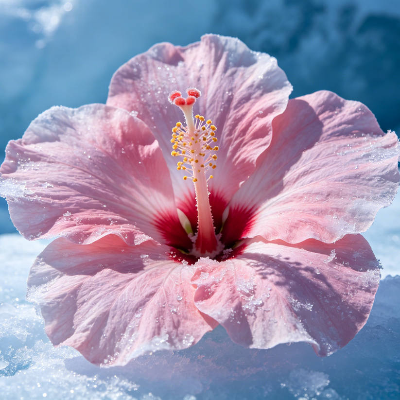 Giant Ombre Hibiscus Exotic Coral Flowers Seeds