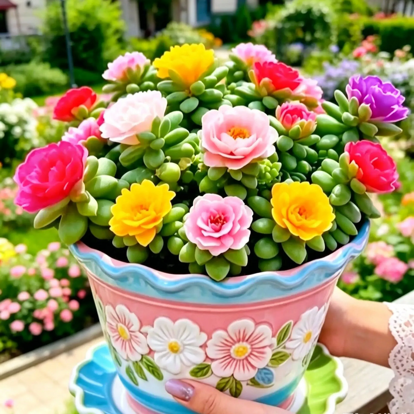 Last Day 50% OFF🔥Double Flowered Rose Orchid Bulbs Cold resistant and fragrant