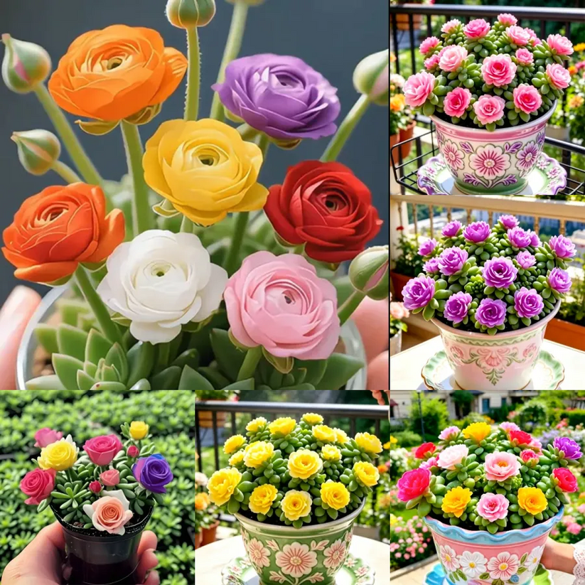 Last Day 50% OFF🔥Double Flowered Rose Orchid Bulbs Cold resistant and fragrant
