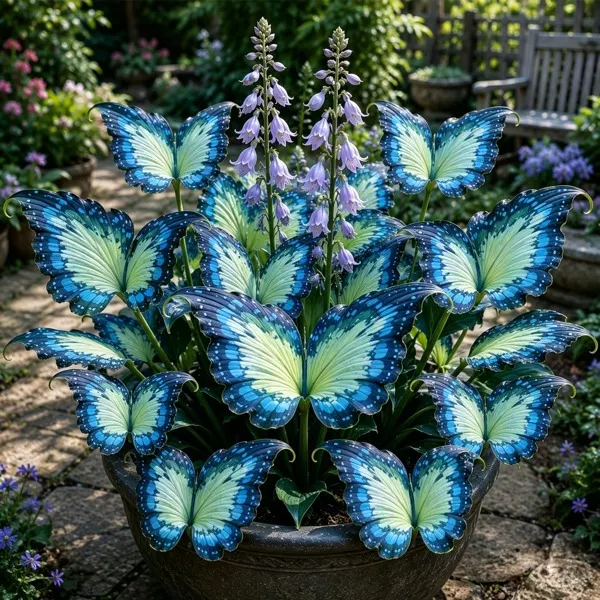 🦋 Butterfly Garden Hosta Bulbs - 🌸The Hosta That Looks Like A Garden Full Of Butterflies