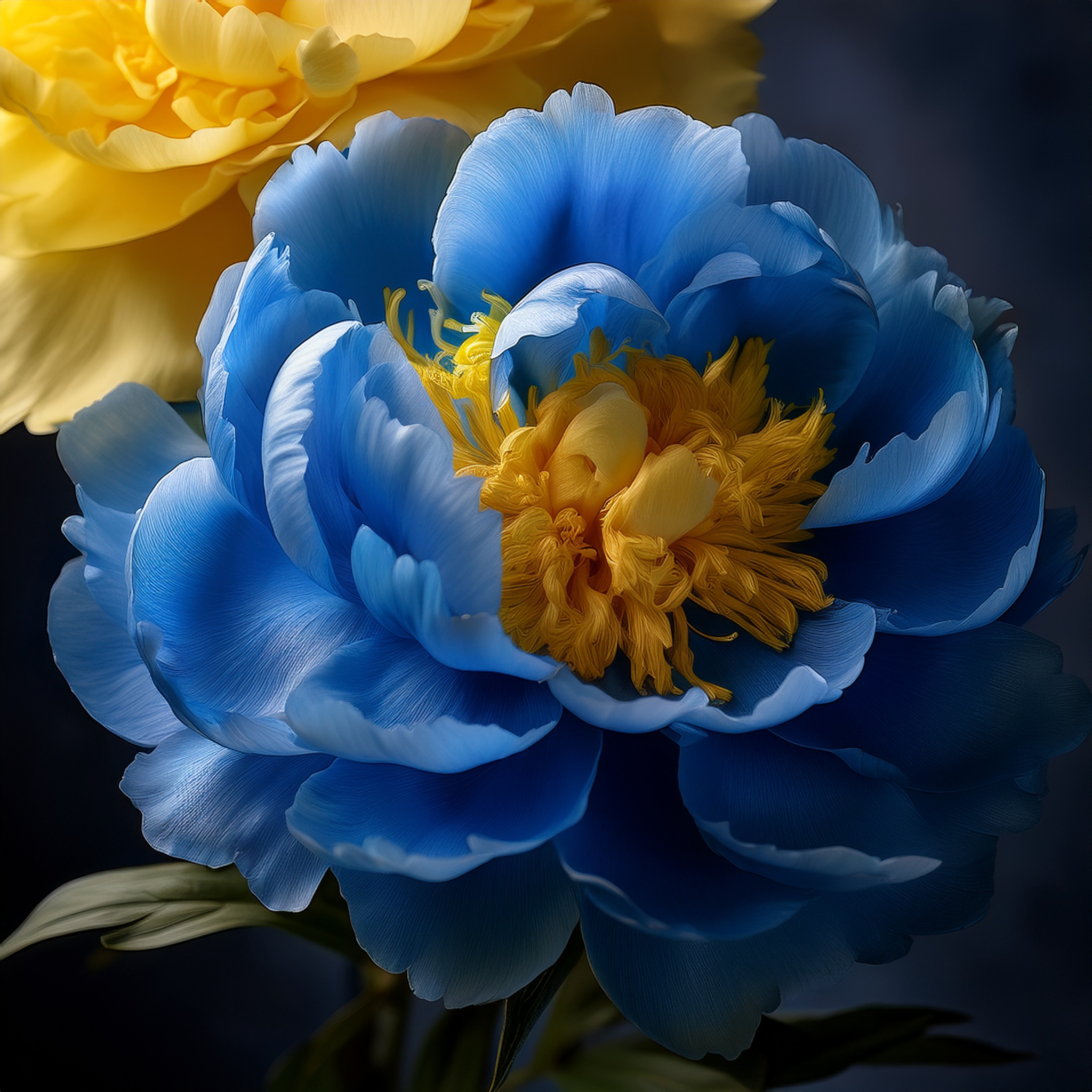 Blau Gelb Pfingstrosen-Blumensamen