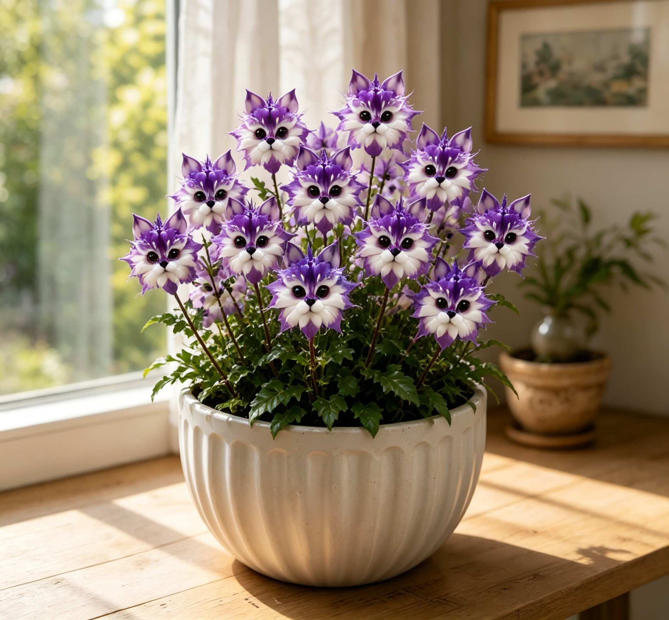 🦊 Fox-Face Flower Bulbs-A Tiny Fox Garden, Blooming Right At Your Door