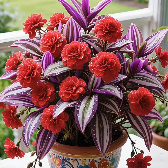 💐Four Seasons Ornamental Oil Painting Wedding Orchid Seeds—Dream, Hope and Eternity