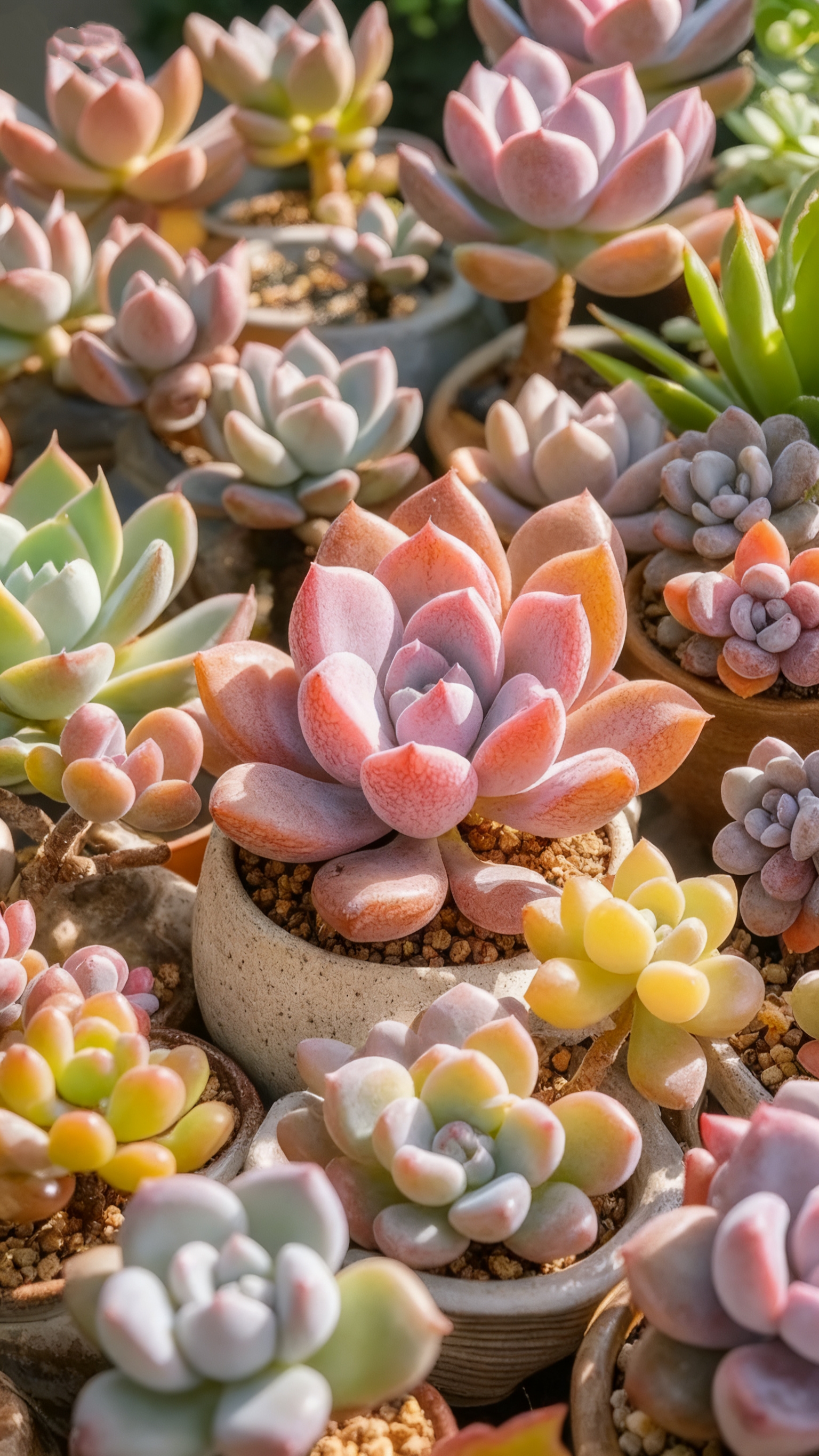 🌈 Dream Rainbow Succulent – A Touch of Color for Your Garden 🌱