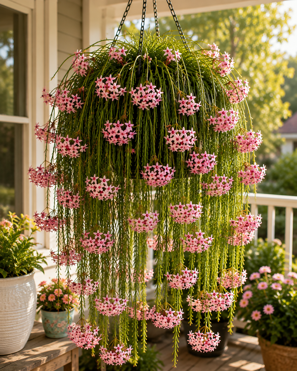 🌿 Hoya Linearis - A Living Green Curtain for Your Home