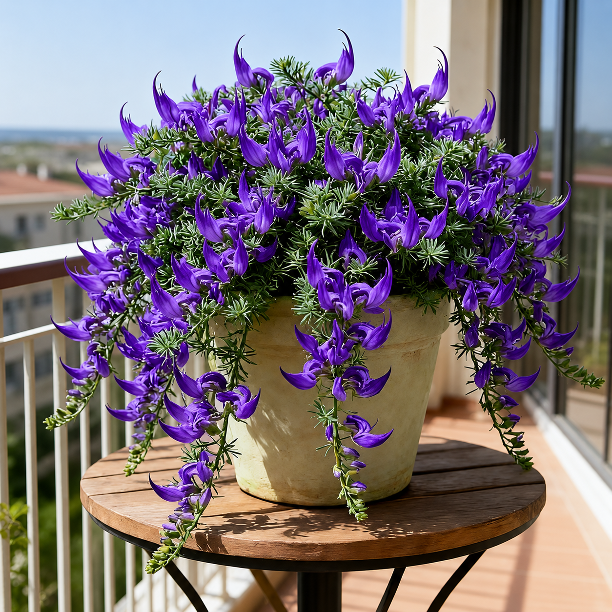🏠🌸 Parrot Beak Spider Plant Bulbs 🌿 Unique Foliage, Easy to Grow