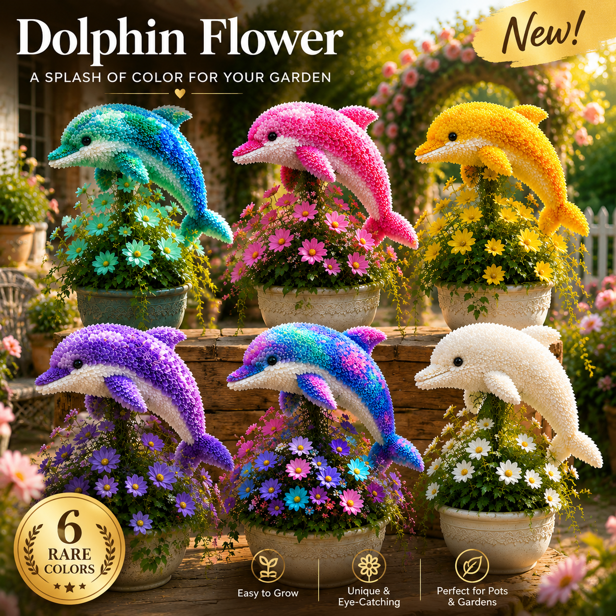 🐬 Dolphin Flower Bulbs - A Garden Flower That Looks Like It’s Alive