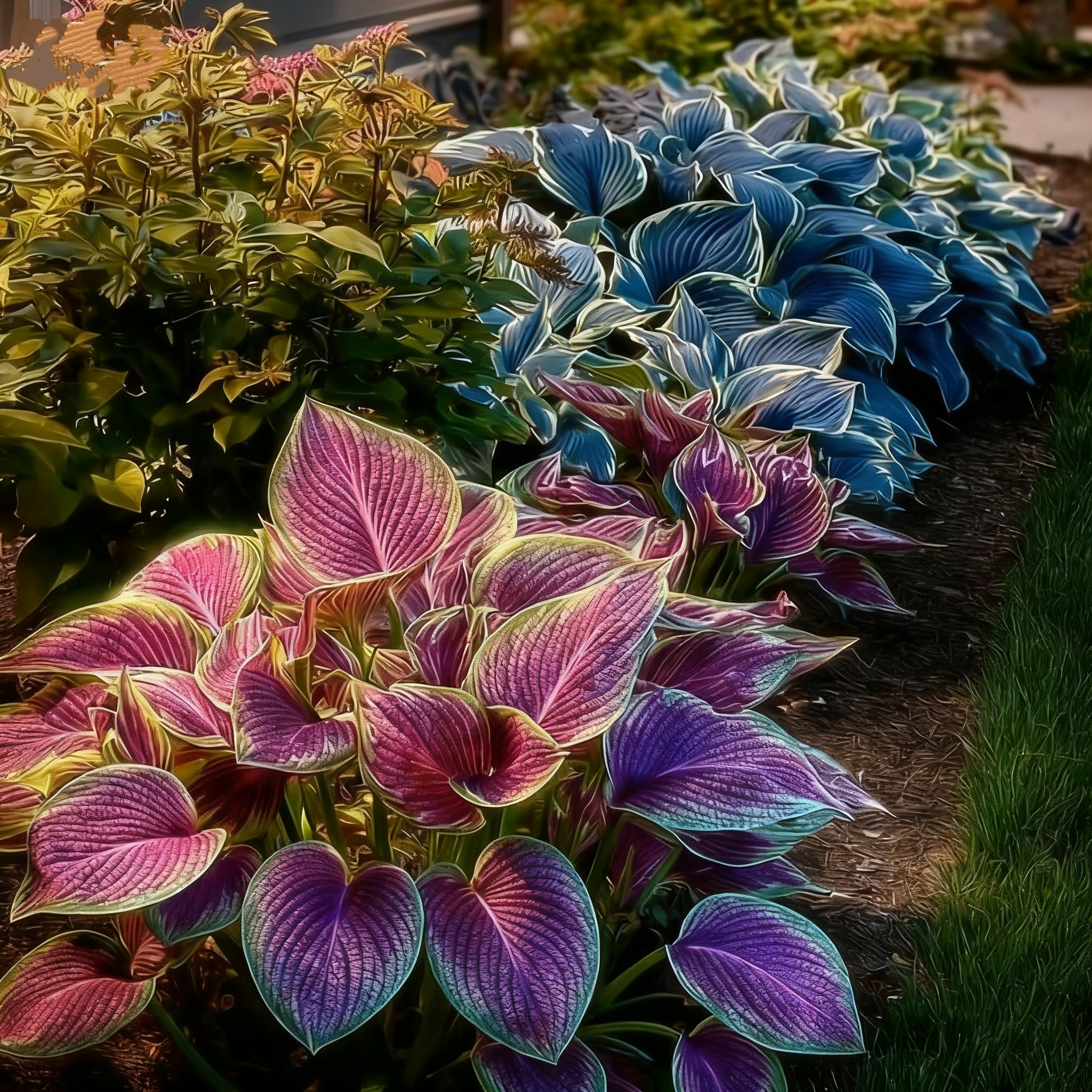 🌸 Coral Hosta – Vibrant Elegance for Your Garden & Home! 🌿