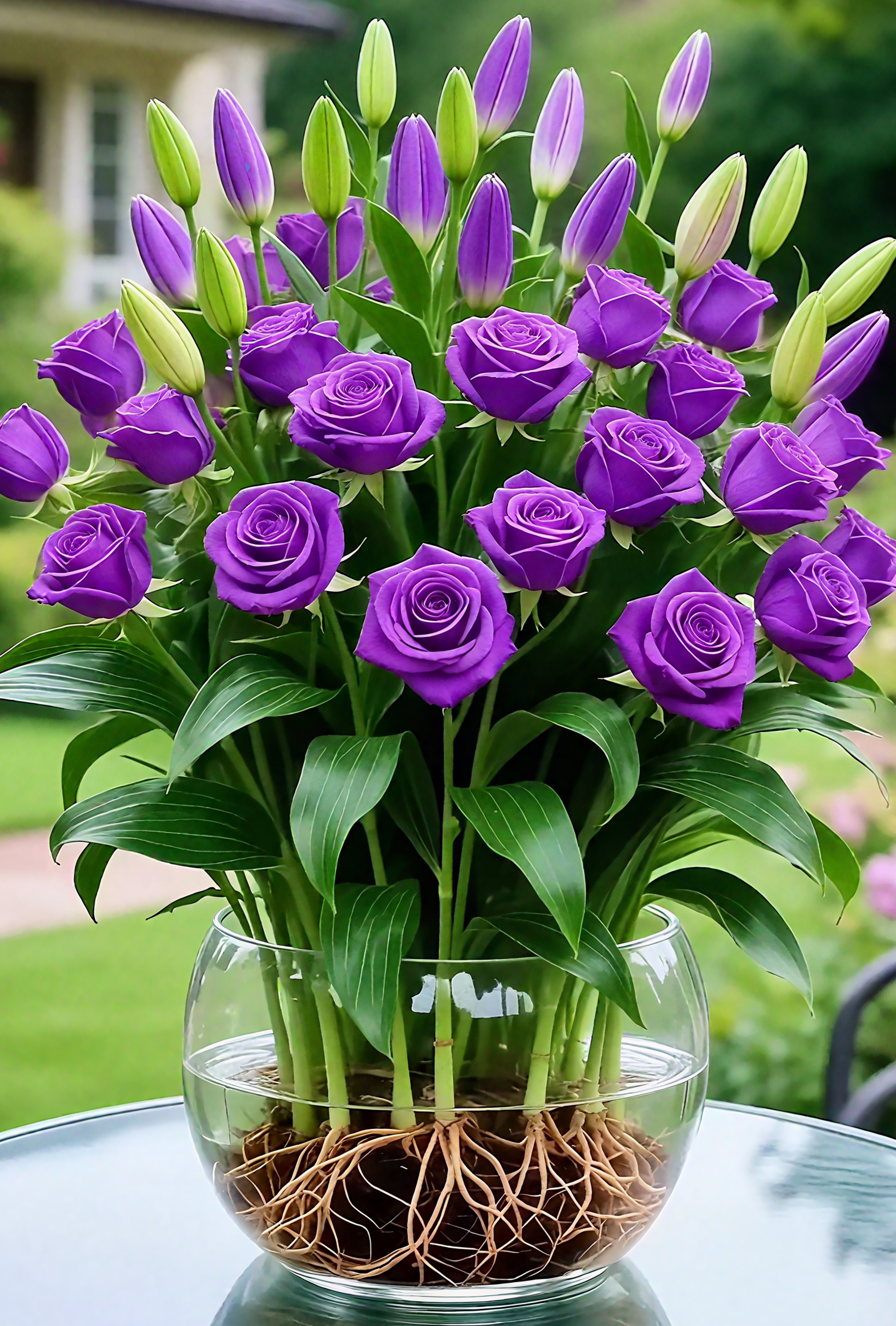 🌹 Hydroponic Roses-no soil, no mess, just stunning blooms!🌹