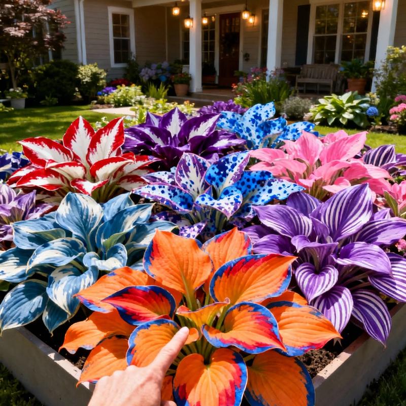 🌿 Prism Hosta Mix Seeds – Premium Multi-Color Foliage for Elegant Shade Gardens