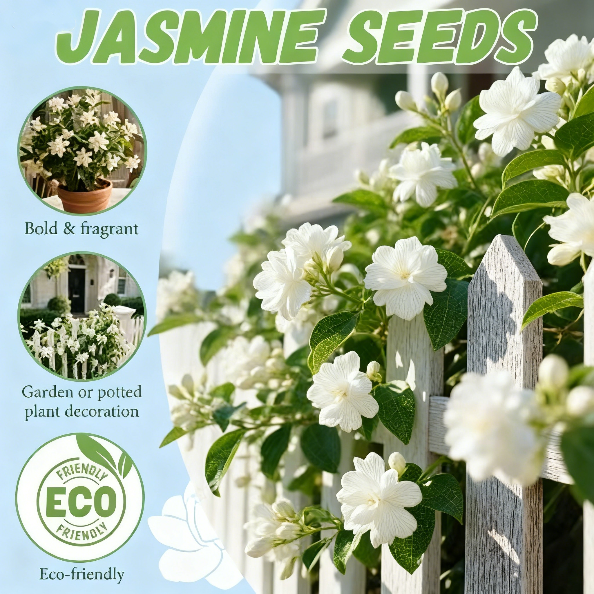 🔥⏰Last Day 49% OFF - Climbing Jasmine Flower Seeds - Nighttime Perfumer