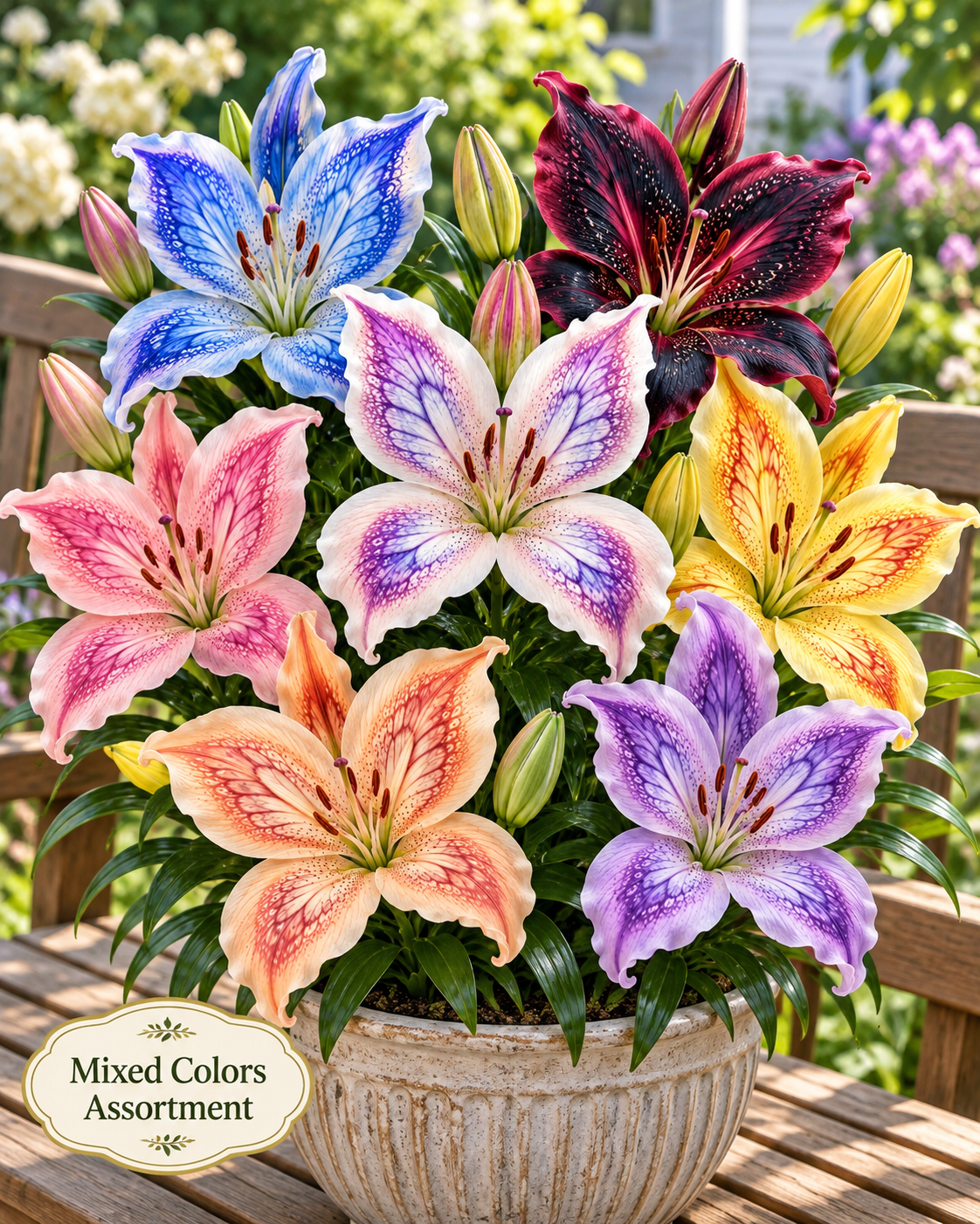 🦋Giant Butterfly Lily Bulbs-Stunning Blooms for Every Garden✨