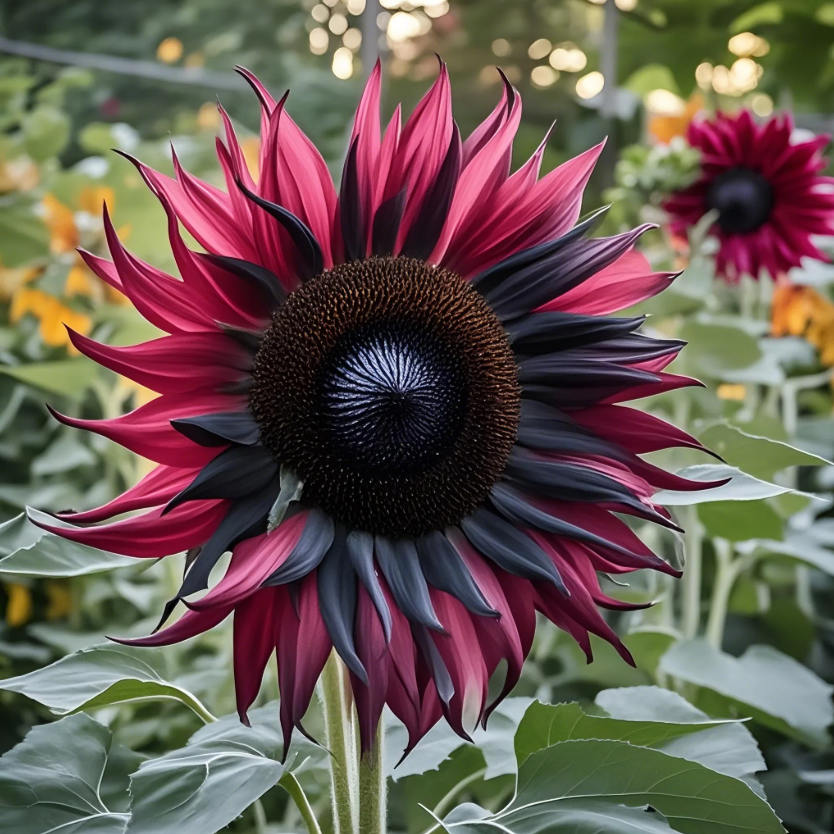 🌻Rare Giant Black Sun Dahlia Seeds