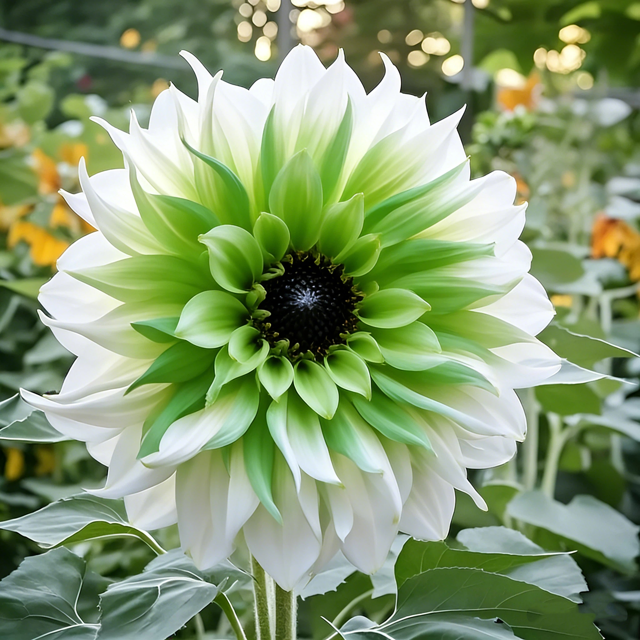 🌻Rare Giant Black Sun Dahlia Seeds