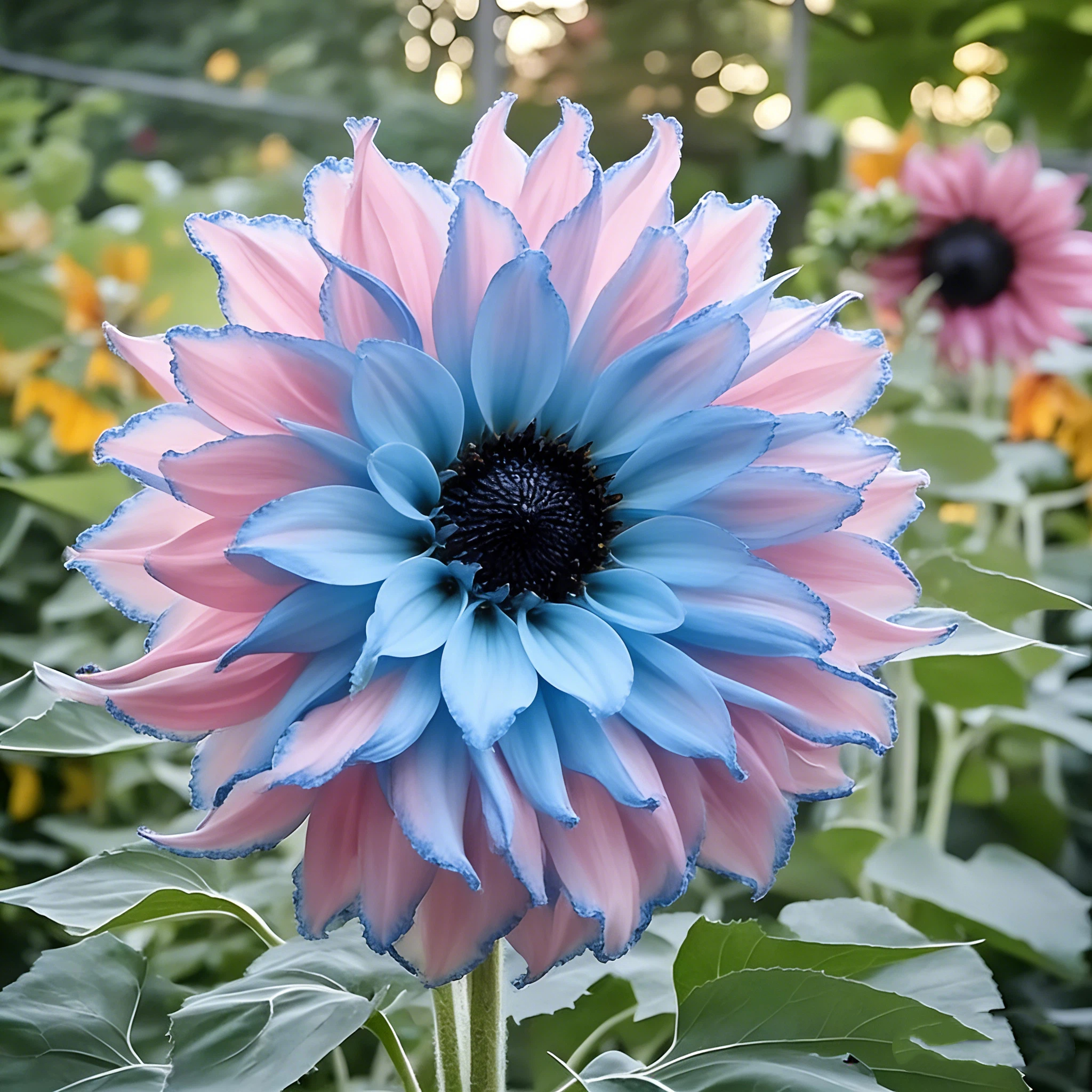 🌻Rare Giant Black Sun Dahlia Seeds