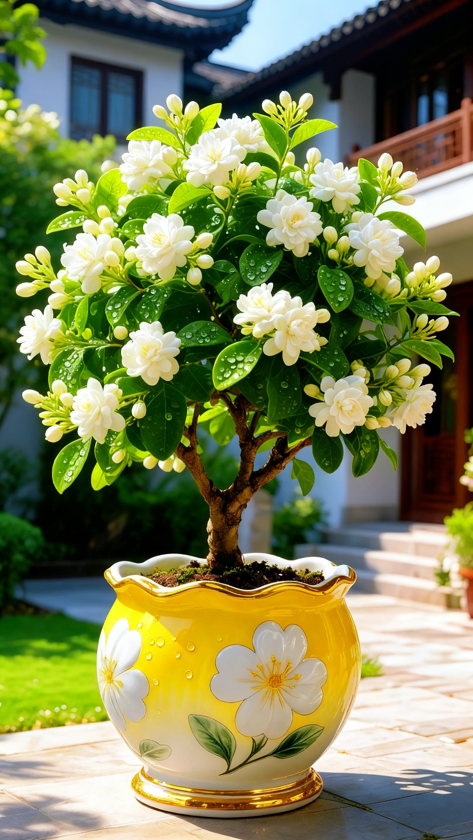 🌸 Evergreen Climbing Jasmine – Four Seasons of Fragrance & Beauty 🌿✨