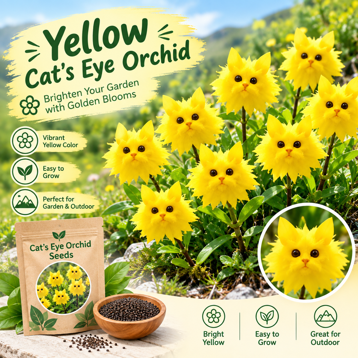 Magical plants! The Cat's Eye Orchid seeds✨