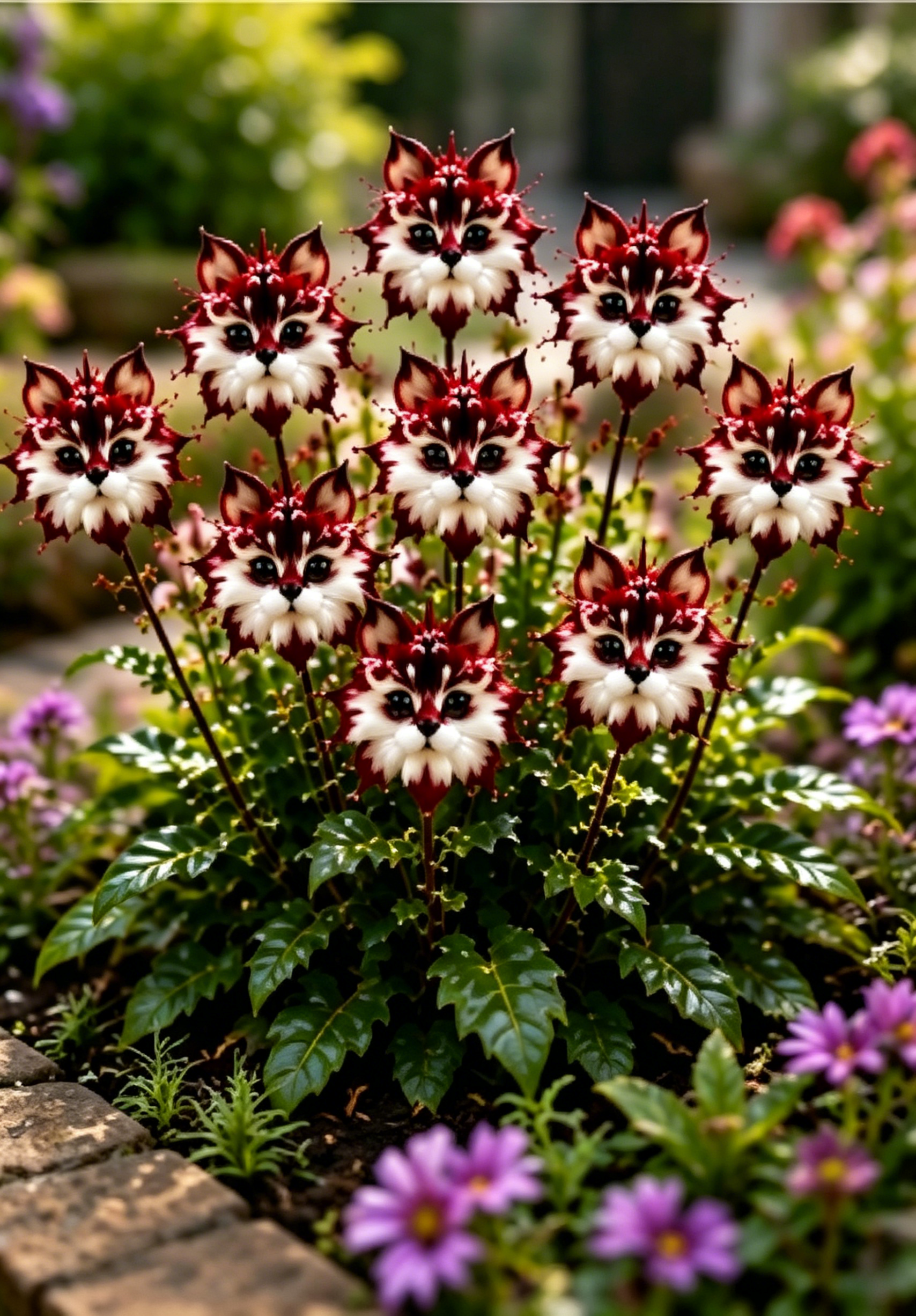 🦊 Fox-Face Flower Bulbs-A Tiny Fox Garden, Blooming Right At Your Door