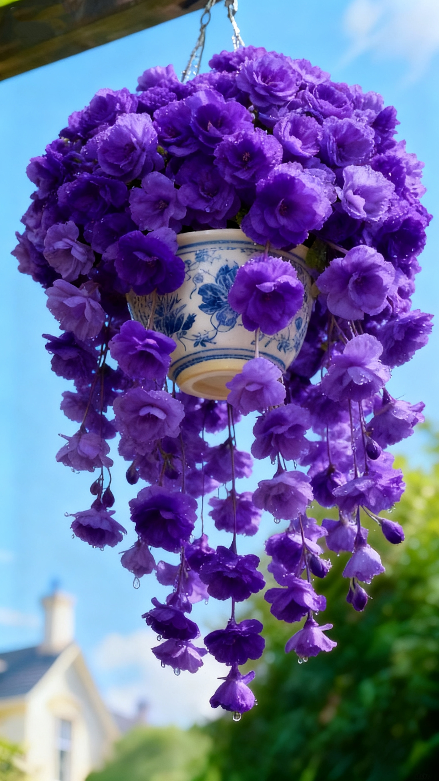 🌸 Trailing Begonia Seeds – Cascading Blooms，Easy Care  & Natural Air Freshener 🌱✨