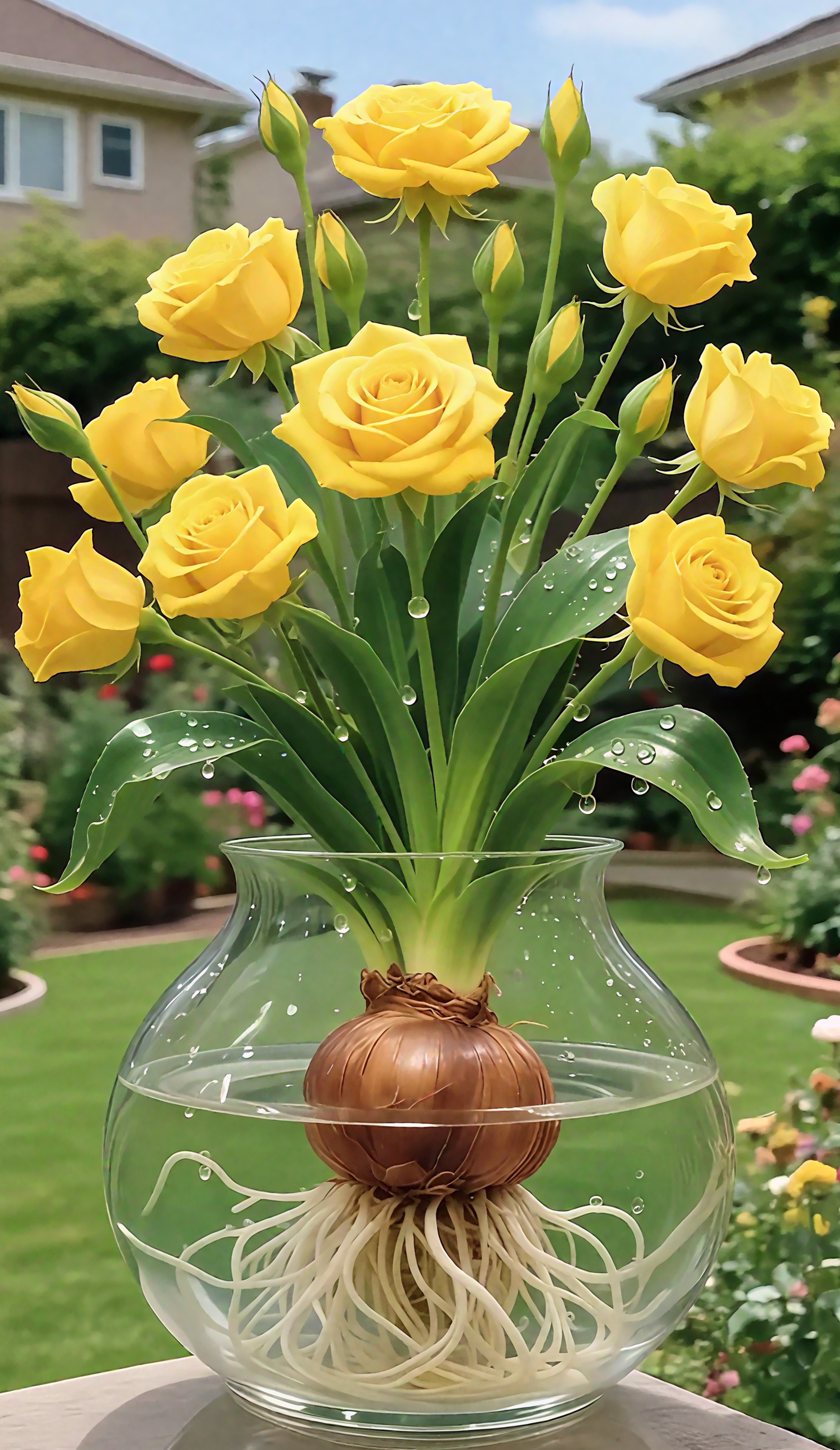 🌹 Hydroponic Roses-no soil, no mess, just stunning blooms!🌹