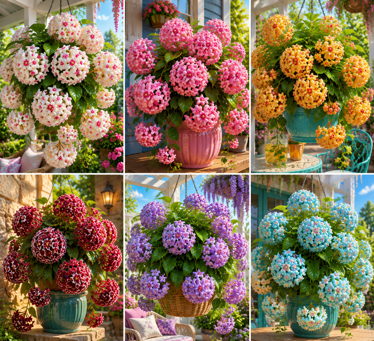 🔥A Living Plant That Feels Like Art — The Hoya That Blooms Like Porcelain Flowers🌸