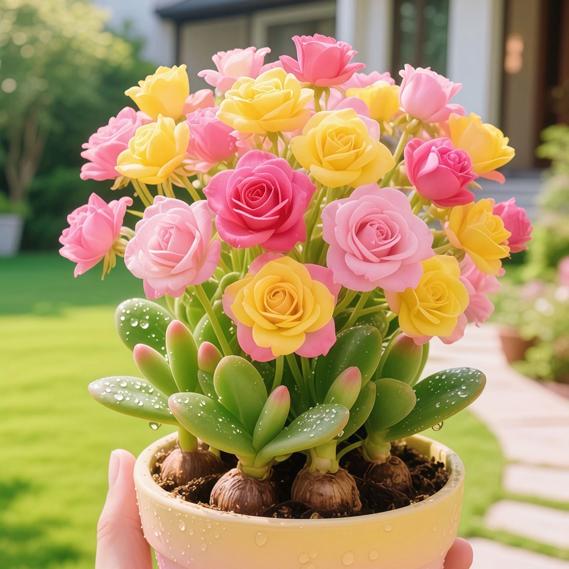 🌹🎉Double-flowered Rose Orchid Bulbs-Cold-resistant and fragrant