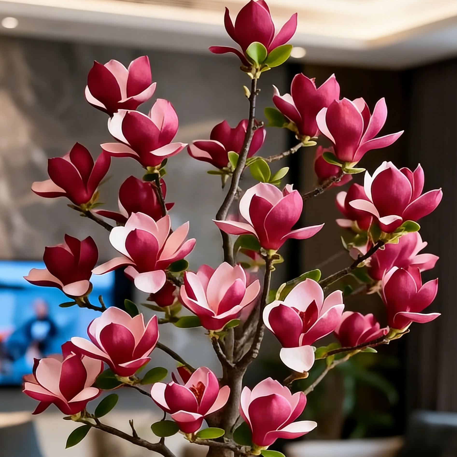Magnolia liliiflora (Purple Orchids) Bulbs 🌸 Flowers Hide the Leaves, Fragrance Fills the Air