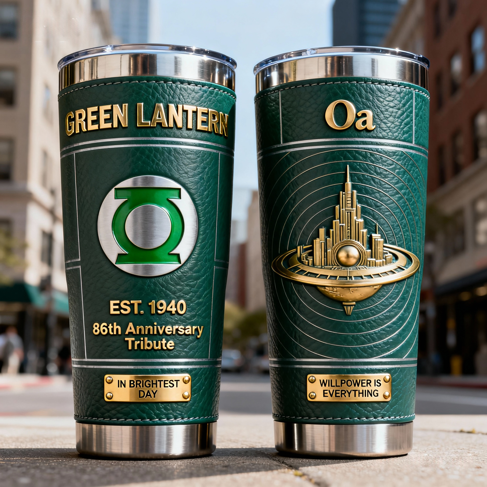 ✨Superhero Themed Anniversary Thermos Tumbler 🎯