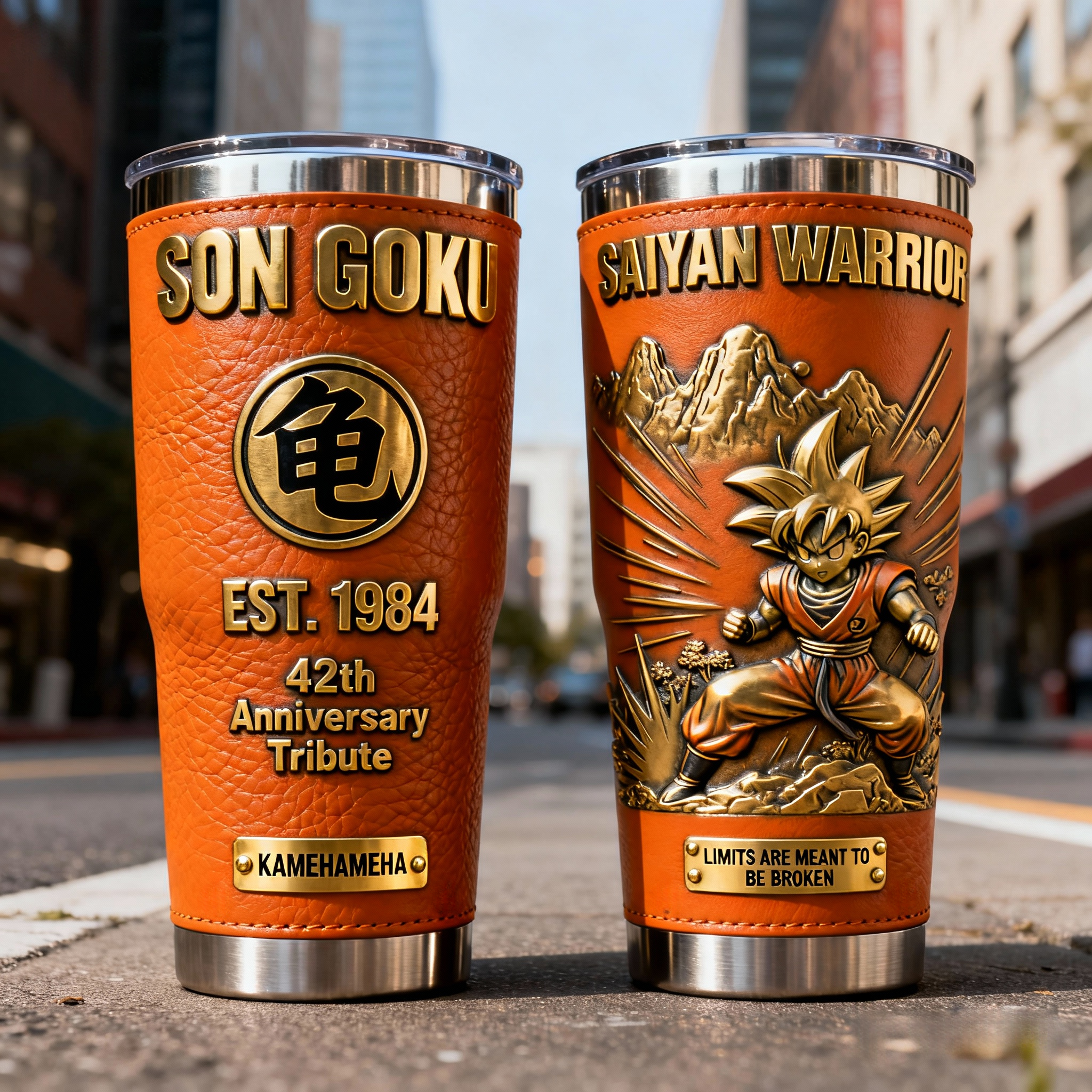 ✨Superhero Themed Anniversary Thermos Tumbler 🎯