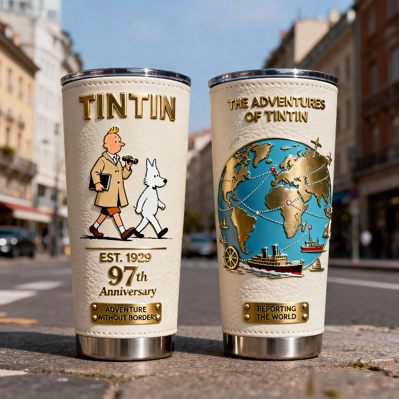 ✨Superhero Themed Anniversary Thermos Tumbler 🎯