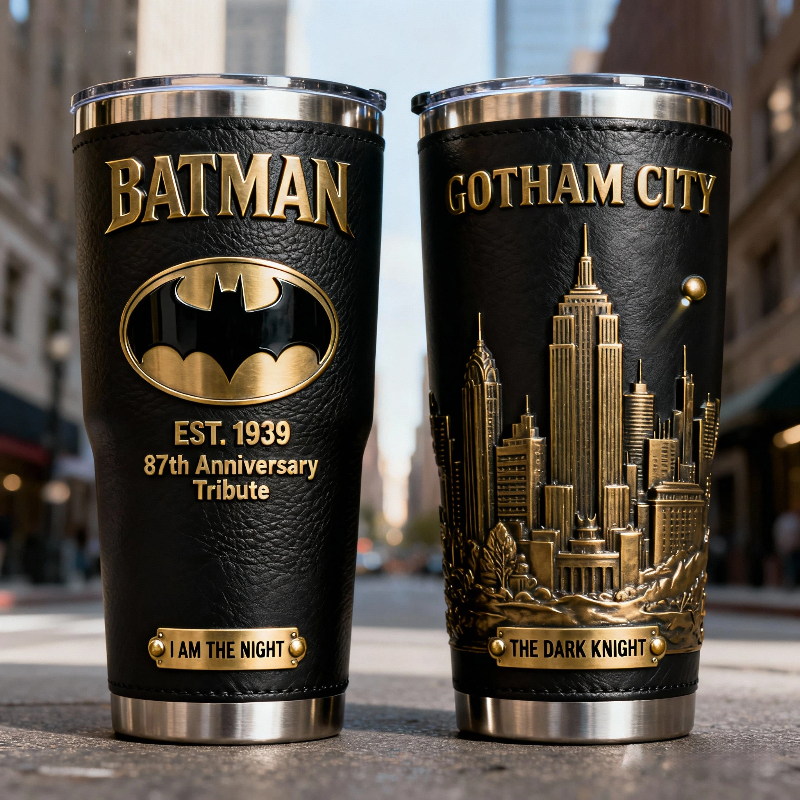 ✨Superhero Themed Anniversary Thermos Tumbler 🎯