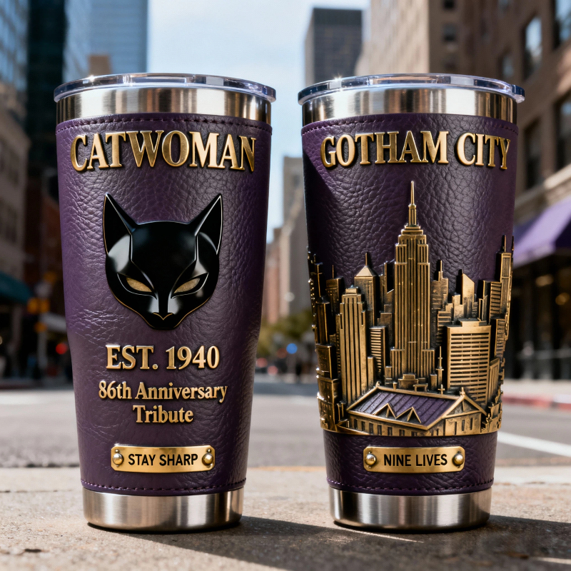 ✨Superhero Themed Anniversary Thermos Tumbler 🎯